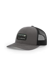 Uscape Philadelphia 2T Retro Skyline 112 Trucker Adjustable Hat - Charcoal