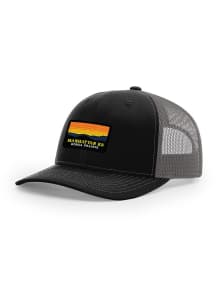 Uscape Manhattan Retro Patch 112 Trucker Adjustable Hat - Charcoal