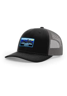 Uscape Oklahoma City Retro Patch 112 Trucker Adjustable Hat - Charcoal