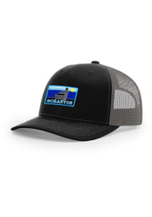 Uscape Scranton Retro Patch 112 Trucker Adjustable Hat - Charcoal