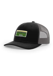 Uscape Iowa Retro Patch 112 Trucker Adjustable Hat - Charcoal