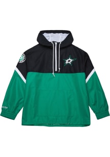 Mitchell and Ness Dallas Stars Mens Kelly Green Tie Breaker Pullover Jackets