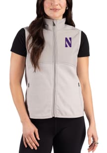 Cutter and Buck Northwestern Wildcats Womens Purple Hunts Point Eco Vest