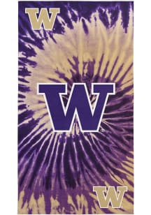 Washington Huskies Psychedelic Beach Towel
