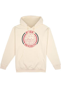 Uscape Rutgers Scarlet Knights Mens White Pullover 90s Flyer Long Sleeve Hoodie
