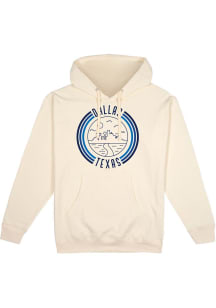 Uscape Dallas Ft Worth Mens White Pullover Long Sleeve Hoodie