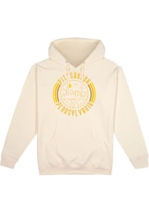 Uscape Pittsburgh Mens White Pullover Long Sleeve Hoodie