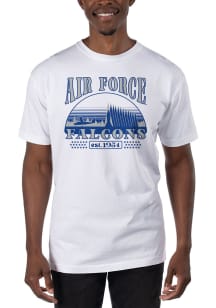 Uscape Air Force Falcons White Garment Dyed Stars Short Sleeve T Shirt