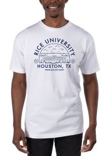 Uscape Rice Owls White Garment Dyed Voyager Short Sleeve T Shirt