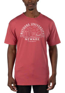 Uscape Rutgers Scarlet Knights Red Garment Dyed Voyager Short Sleeve T Shirt