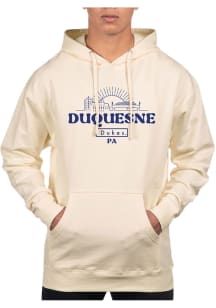 Uscape Duquesne Dukes Mens White Pullover Long Sleeve Hoodie
