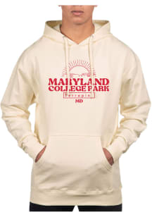 Uscape Maryland Terrapins Mens White Pullover Long Sleeve Hoodie