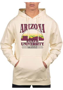 Uscape Arizona State Sun Devils Mens White Stars Pullover Long Sleeve Hoodie