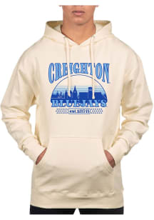 Uscape Creighton Bluejays Mens White Stars Pullover Long Sleeve Hoodie