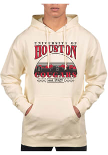 Uscape Houston Cougars Mens White Stars Pullover Long Sleeve Hoodie