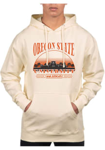 Uscape Oregon State Beavers Mens White Stars Pullover Long Sleeve Hoodie