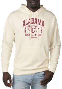 Uscape Alabama Crimson Tide Mens White Wilder Pullover Long Sleeve Hoodie