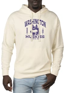 Uscape Washington Huskies Mens White Wilder Pullover Long Sleeve Hoodie