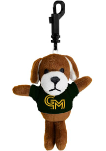 George Mason University Dog Plush Keychain - Green