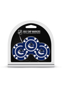 Vancouver Canucks Poker Chip 3 Pack Golf Ball Marker