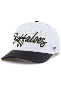 47 Colorado Buffaloes Brrr Condor Two-Tone Hitch Adjustable Hat - White