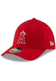 New Era Los Angeles Angels Mens Red MLB Player Replica 39THIRTY M-Crown Flex Hat