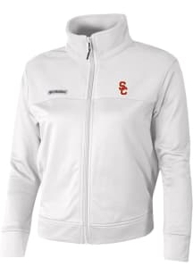 Columbia USC Trojans Womens White River Fleece Long Sleeve Full Zip Jacket