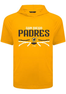 Levelwear San Diego Padres Gold Phase Arcade Short Sleeve Hoods