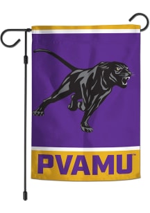 Prairie View A&M Panthers 2-Sided Stripe Garden Flag - Purple