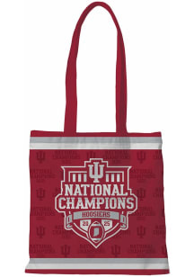 Indiana Hoosiers Red CFP National Champions 2025 Repeat Logo Essential Tote