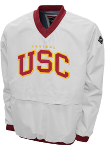 USC Trojans Mens White Members Windshell Light Weight Jacket