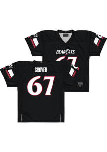 Luke Grover  Campus Ink Cincinnati Bearcats Black NIL Football Jersey