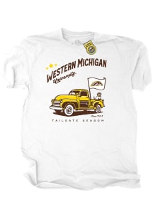 Western Michigan Broncos White Glory Days Short Sleeve T Shirt