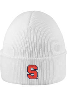 LogoFit Syracuse Orange White Northpole Cuffed Mens Knit Hat