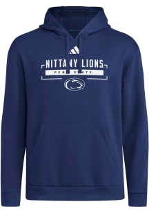 Adidas Penn State Nittany Lions Mens Navy Blue Locker Practice Football Hood