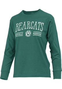 Pressbox Northwest Missouri State Bearcats Womens Green Cyrus LS Tee