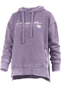 Pressbox Iowa Womens Purple Prairie Hooded Sweatshirt