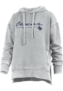 Pressbox Texas Womens Grey Prairie Hooded Sweatshirt