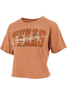 Pressbox Texas Longhorns Womens Burnt Orange Everest Short Sleeve T-Shirt