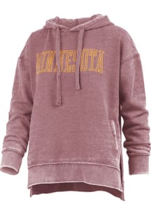 Pressbox Minnesota Golden Gophers Womens Maroon Marni Hooded Sweatshirt