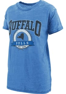 Pressbox Buffalo Bulls Womens Blue Gibraltar Short Sleeve T-Shirt