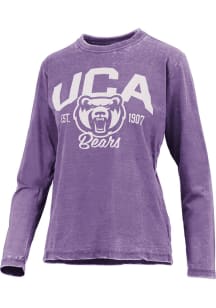 Pressbox Central Arkansas Bears Womens Purple Polly LS Tee