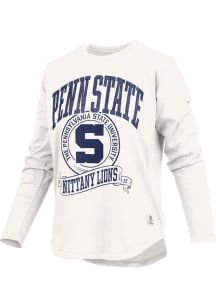 Pressbox Penn State Nittany Lions Womens White Anaheim LS Tee