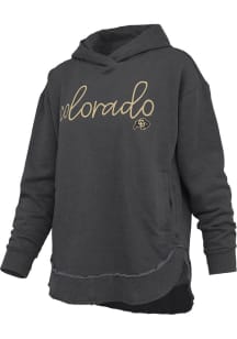 Pressbox Colorado Buffaloes Womens Black Clairmont Hooded Sweatshirt