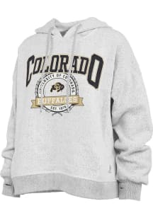 Pressbox Colorado Buffaloes Womens Oatmeal Amore Hooded Sweatshirt