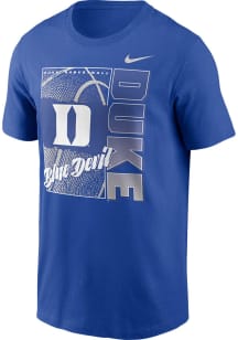 Nike Duke Blue Devils Blue Basketball Refresh Short Sleeve T Shirt