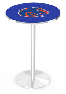 Boise State Broncos Chrome Round Base Pub Table