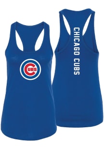 Chicago Cubs Womens Blue Ideal Tank Top