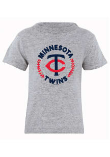 Minnesota Twins Infant Baseball Circle Short Sleeve T-Shirt Grey