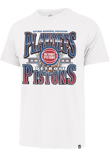 47 Detroit Pistons White 2026 Playoff Participant Short Sleeve Fashion T Shirt